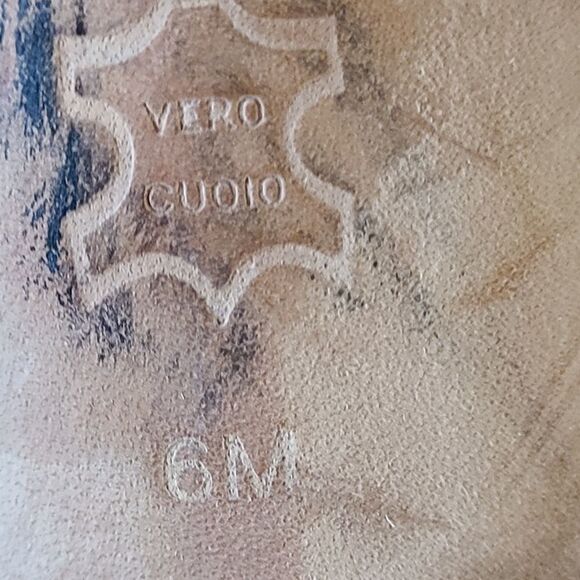 Via Spiga Cream Colored 2.5" Ankle Wrap Sandals - Picture 8 of 13